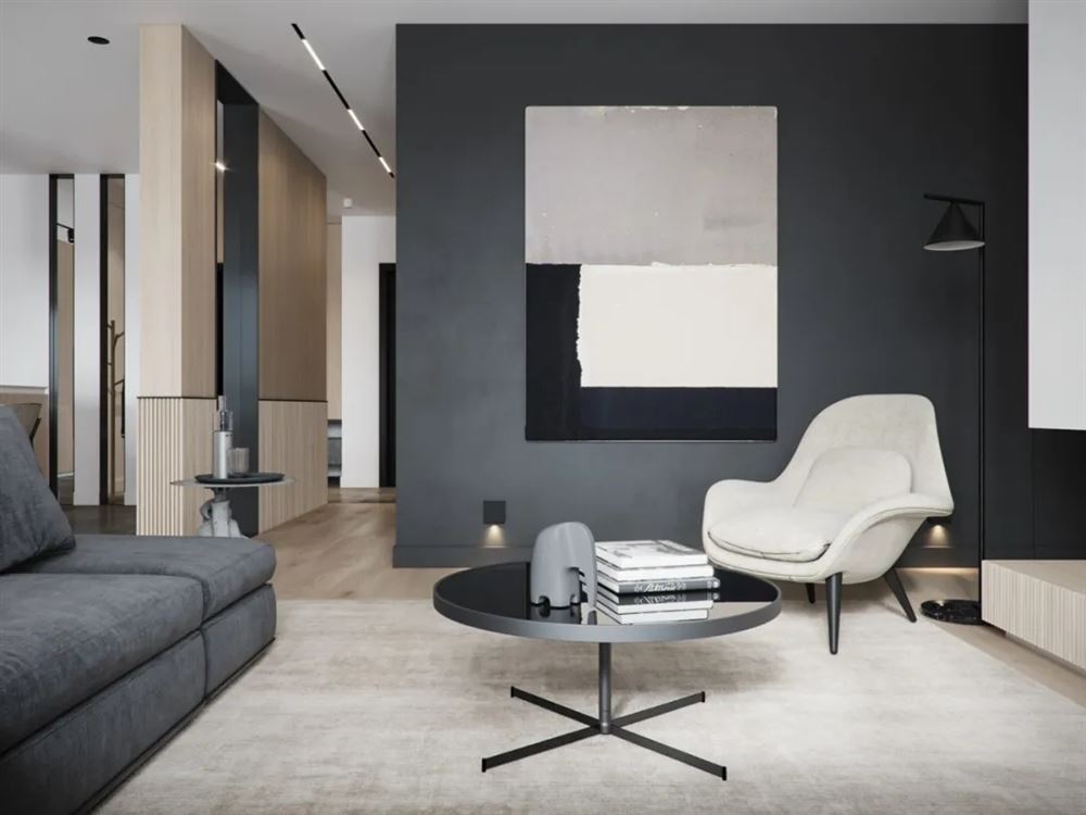 廣州市云東小區(qū)現(xiàn)代簡(jiǎn)約風(fēng)格三居室裝修案例