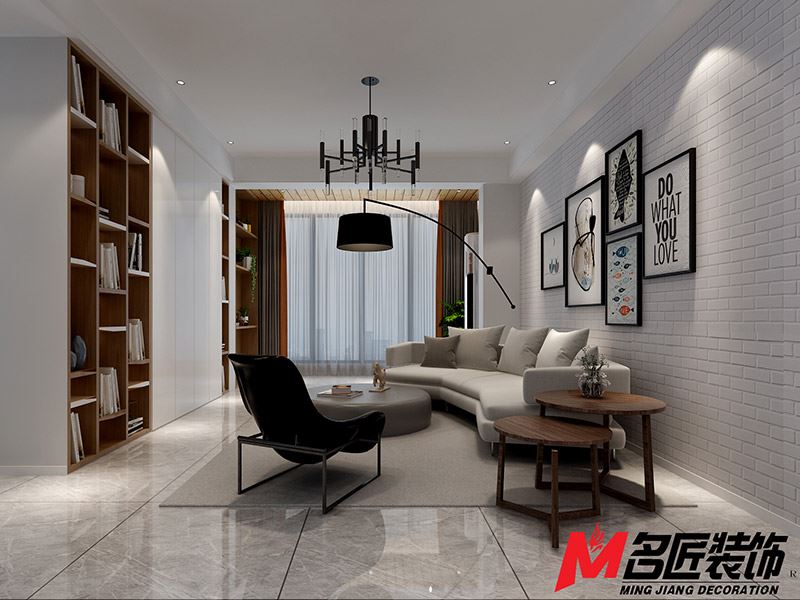 臺州市鑫磊&middot;城市之星北歐風格二居室裝修案例