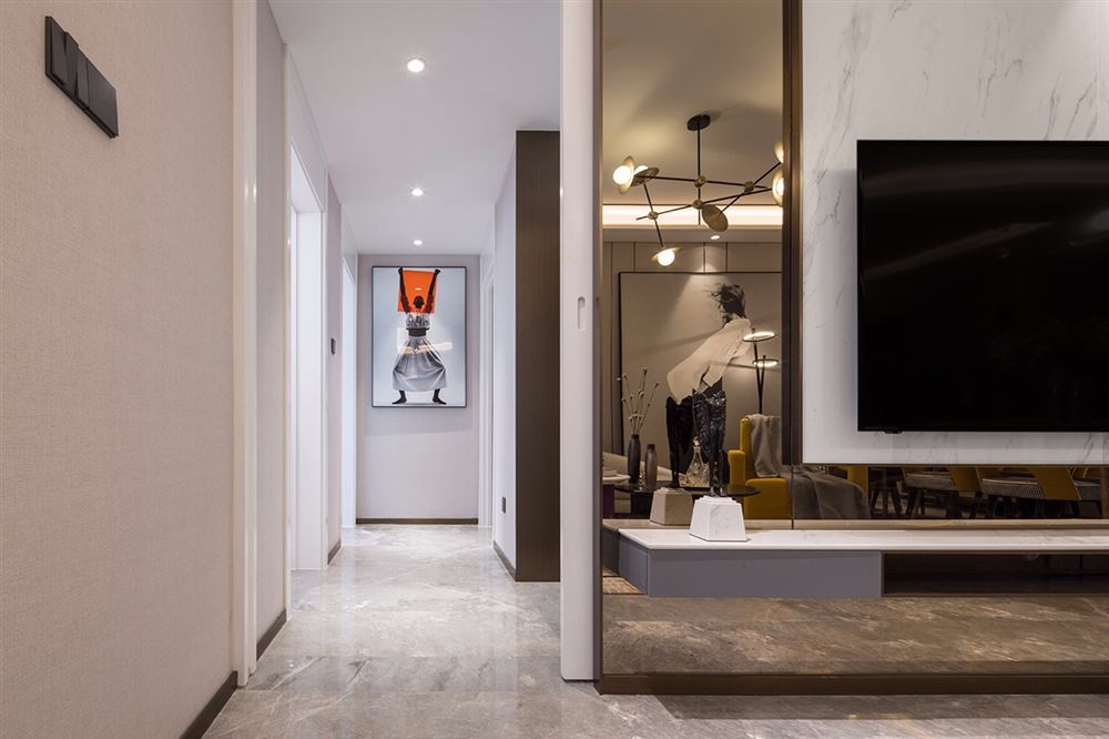 湛江市碧桂園城邦花園北歐風(fēng)格三居室裝修案例