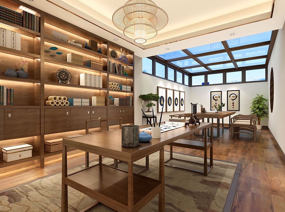 衢州市碧桂園德信&middot;時代悅城新中式風格復式裝修案例