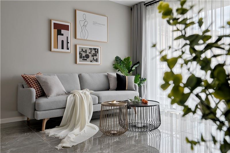 江門市駿凱豪庭北歐風格三居室裝修案例