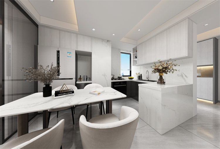 廣州市萬科東薈城現代簡約風格三居室裝修案例