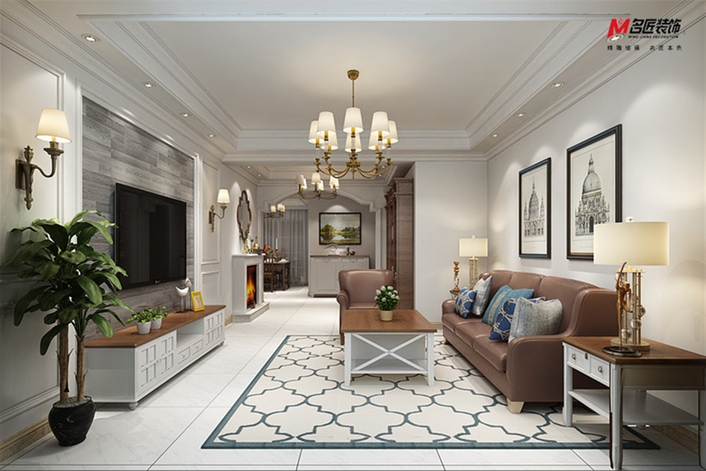 合肥市綠城&middot;廬境桃源現代簡約風格三居室裝修案例