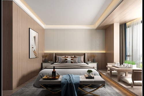 玉林市彰泰城現代簡約風格三居室裝修案例