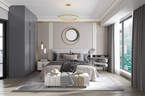 茂名市富怡華庭現代簡約風格三居室裝修案例