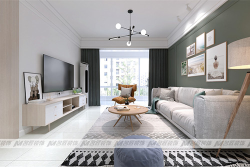 恩施土家族苗族自治州101-200平米北歐風(fēng)格室內(nèi)設(shè)計效果圖