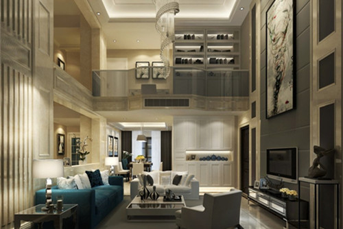 海口201-300平米現代簡約風格國際名城裝修設計效果圖