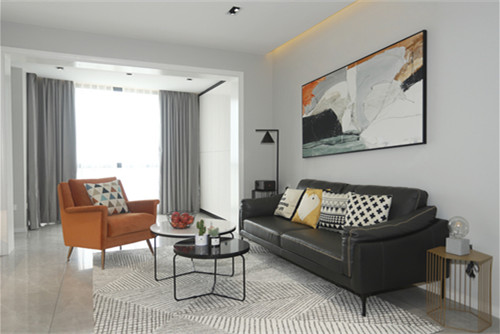 海口市綠城桃李春風現代簡約風格三居室裝修案例