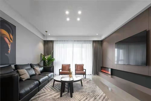 云浮市安居樓現代簡約風格三居室裝修案例