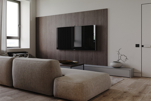 江門市寶翠園現代簡約風格三居室裝修案例