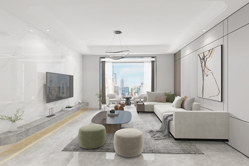 江門市經(jīng)緯凱旋世家現(xiàn)代簡約風(fēng)格復(fù)式裝修案例