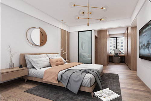 南平市蒲城金科御苑北歐風格復(fù)式裝修案例