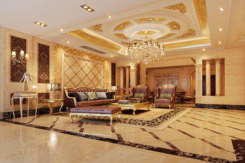 佛山市旭輝雅居樂清樾歐式風格別墅裝修案例