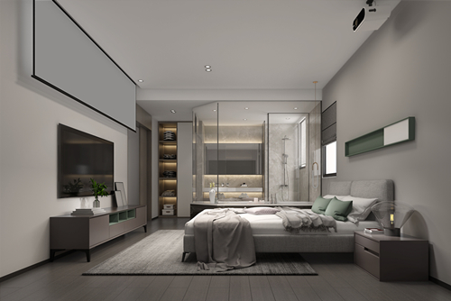 海口市港島花園現代簡約風格四居室裝修案例