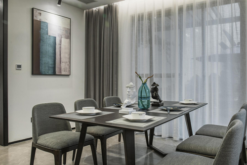 海口市碧水名城現(xiàn)代風(fēng)格別墅裝修案例