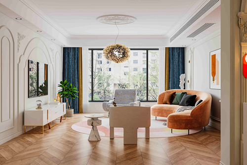 淮安市鳳澤園現代風格三居室裝修案例