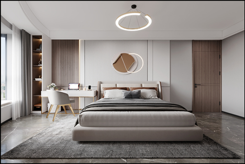 佛山市順德自在城現代風格三居室裝修案例