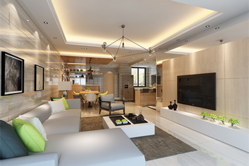 中山市陽(yáng)光美加現(xiàn)代簡(jiǎn)約風(fēng)格三居室裝修案例