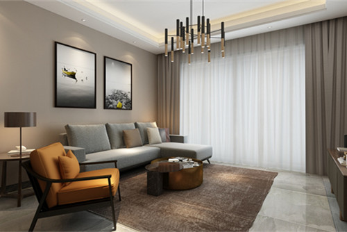 中山市遠洋城萬象花園現代簡約風格三居室裝修案例