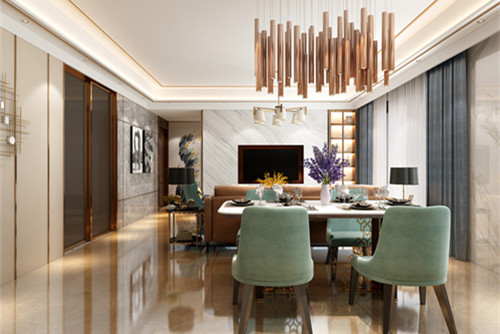 中山市富元利和豪庭二期現(xiàn)代簡約風格四居室裝修案例