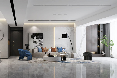 海口市安海新村現(xiàn)代簡(jiǎn)約風(fēng)格平層裝修案例