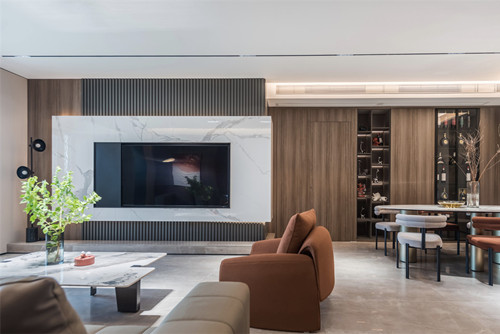 海口市成信景苑現代簡約風格四居室裝修案例