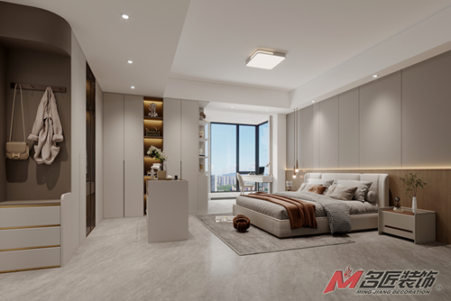 廣州市南沙保利城現代簡約風格二居室裝修案例